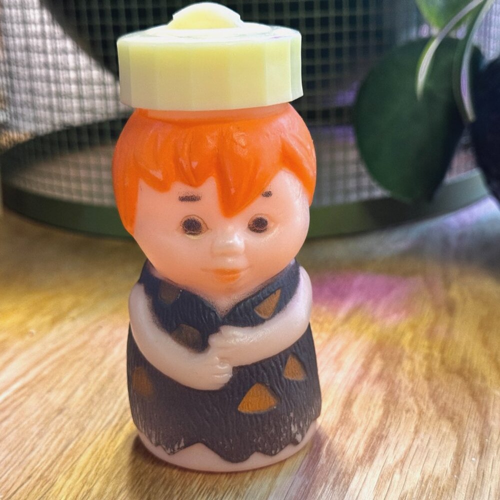 Evenflo 4 oz. Pebbles Flintstone Baby Bottle, Collectible Vintage Circa 1977